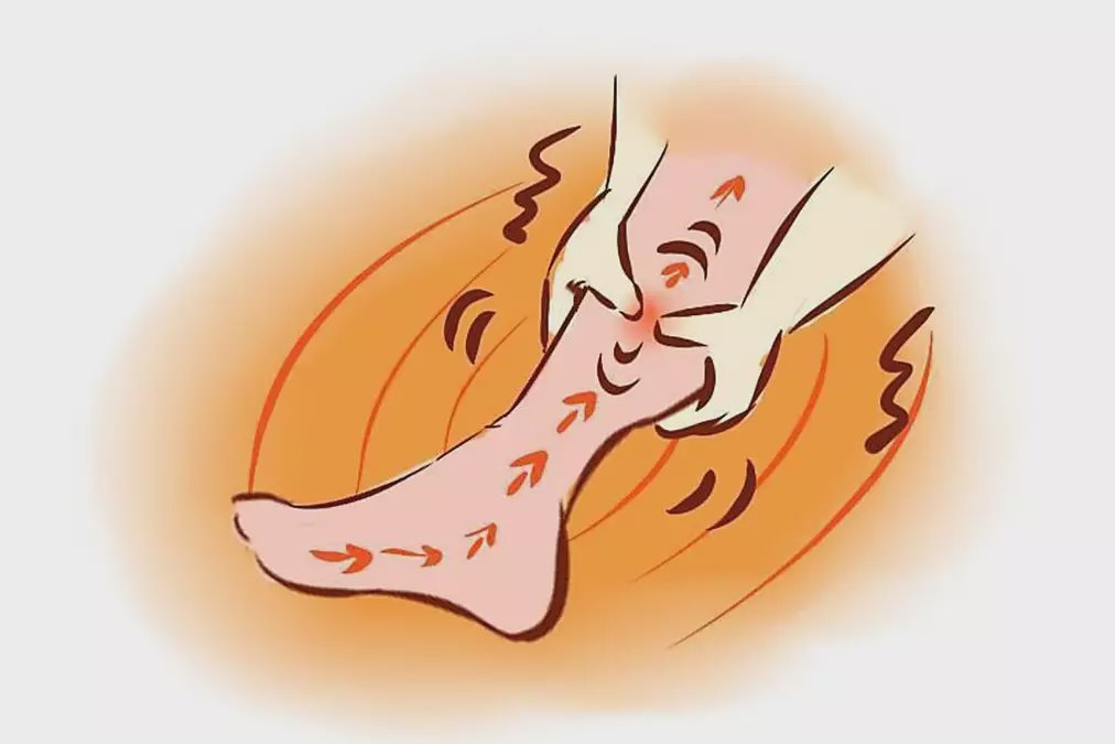 Tecnologia de masaje y calor para los pies